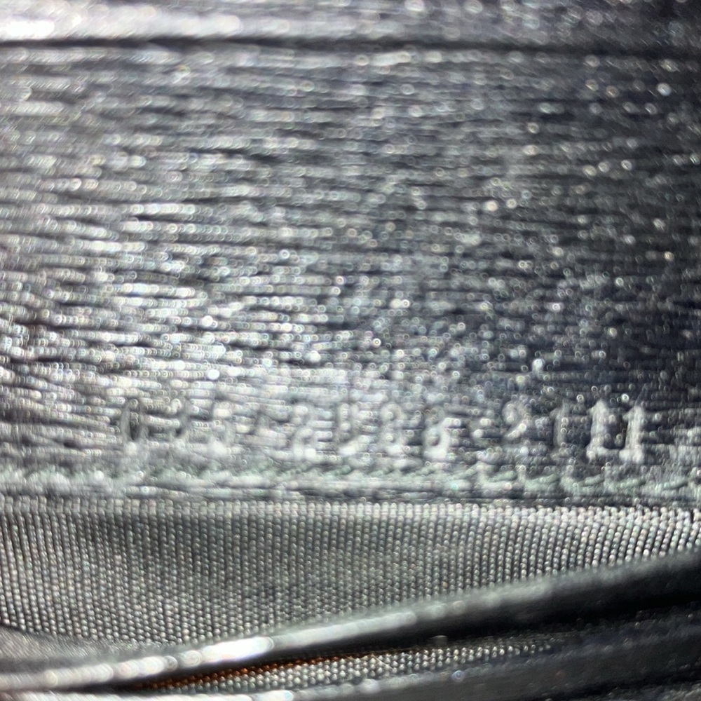 Gucci Vintage black leather interlocking G bifold wallet with silver har… - Picture 5 of 12